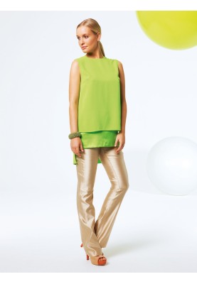 Pattern Pants of a narrow cut without a belt (Burda 4/2012, pattern number 121 C)