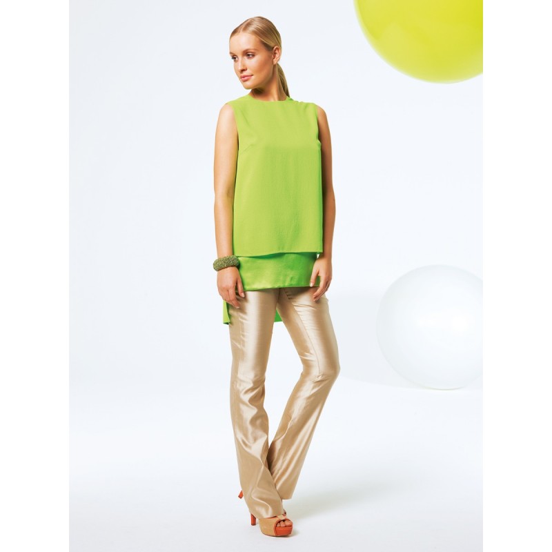 Pattern Pants of a narrow...