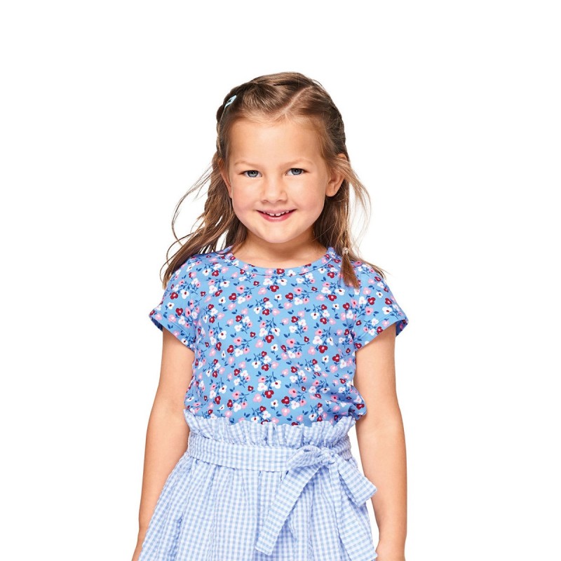 Pattern T-shirt knitted...