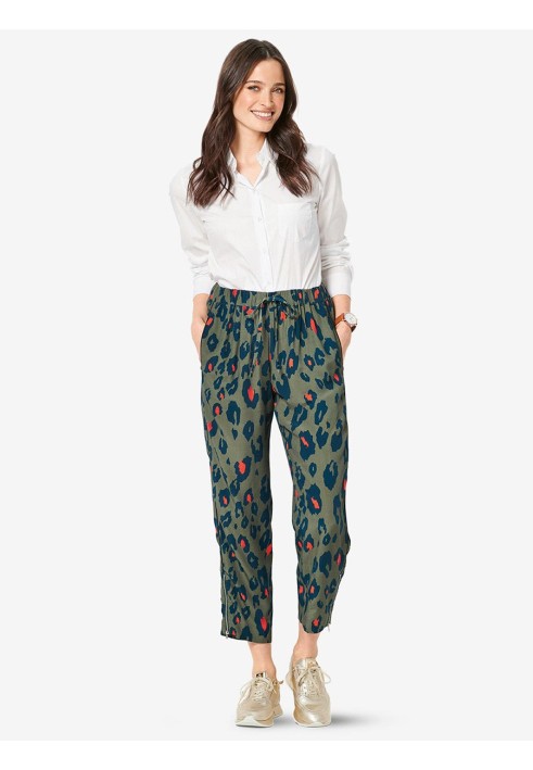 Pattern Pants of a narrowed cut with an elastic waistband (Burda 2/2019, pattern number 6298 A)