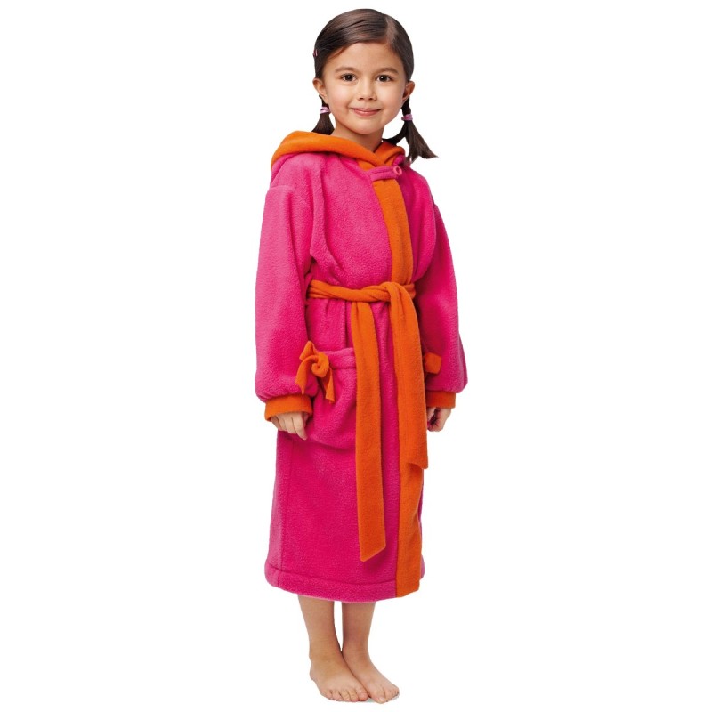 Pattern Terry dressing gown...