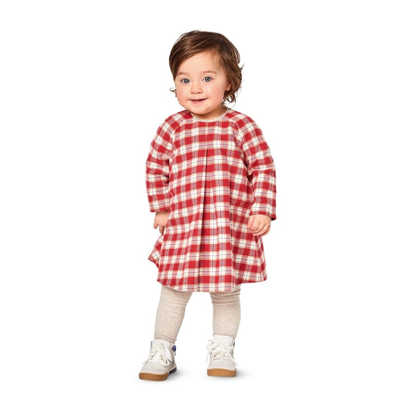 Pattern A-line dress with...