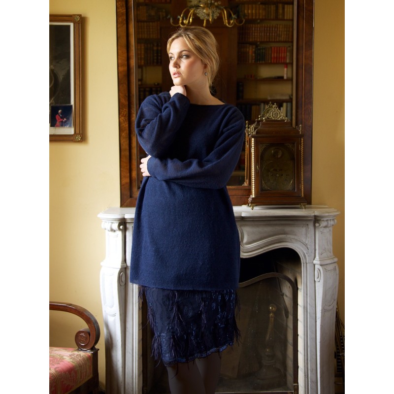 Pattern Pencil skirt with...