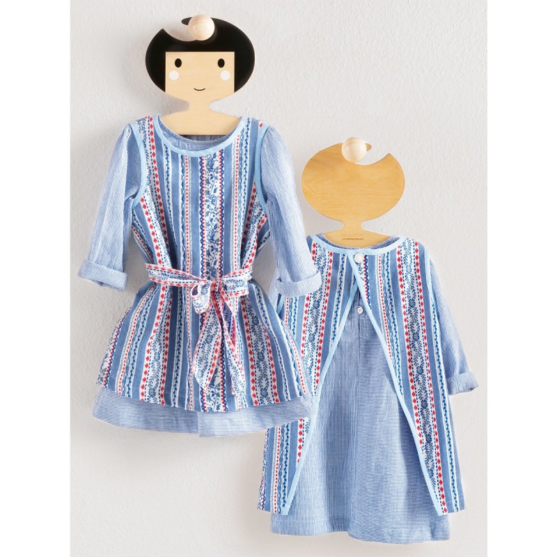 Pattern Flared apron with a...