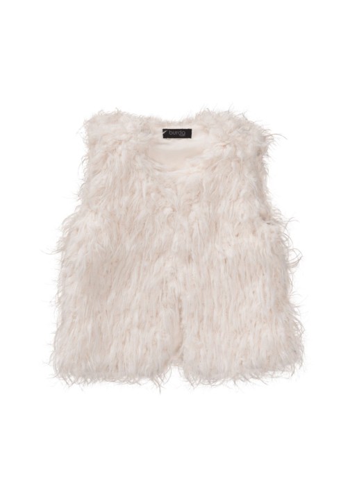 Pattern Straight-cut fur vest (Burda 2/2018, pattern number 9333 A)