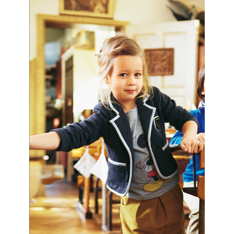 Pattern Jacket knitted in...