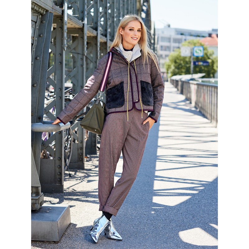 Pattern Short jacket with a...