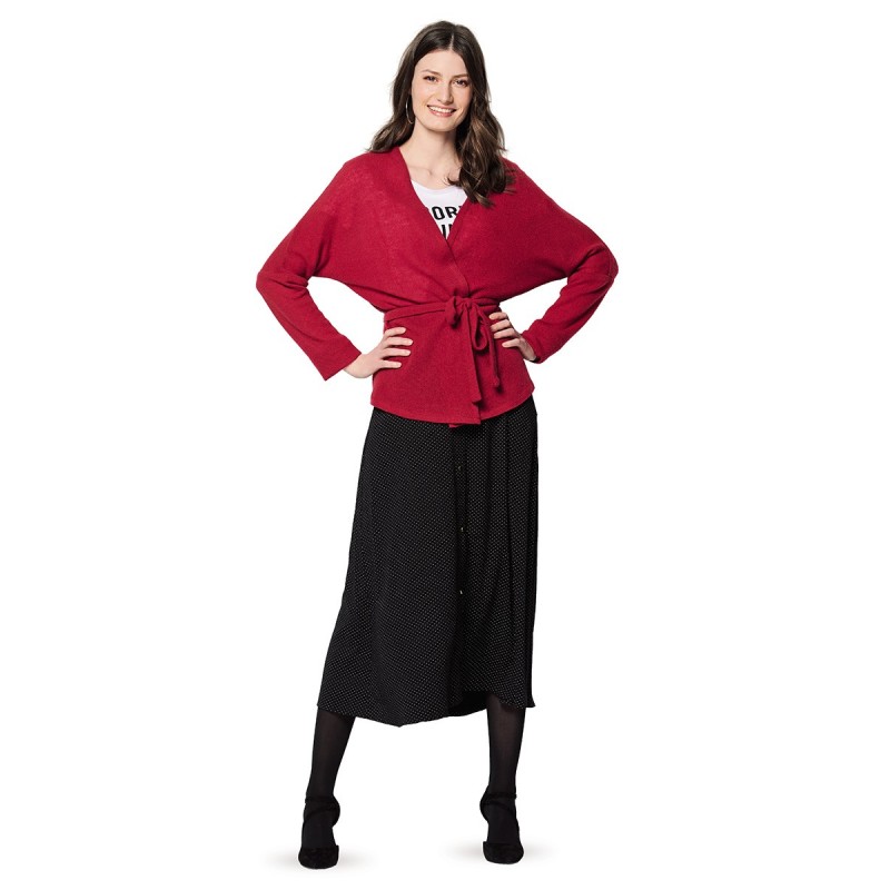 Pattern Cardigan with miter...