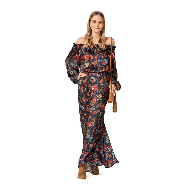 Pattern Maxi dress with a...