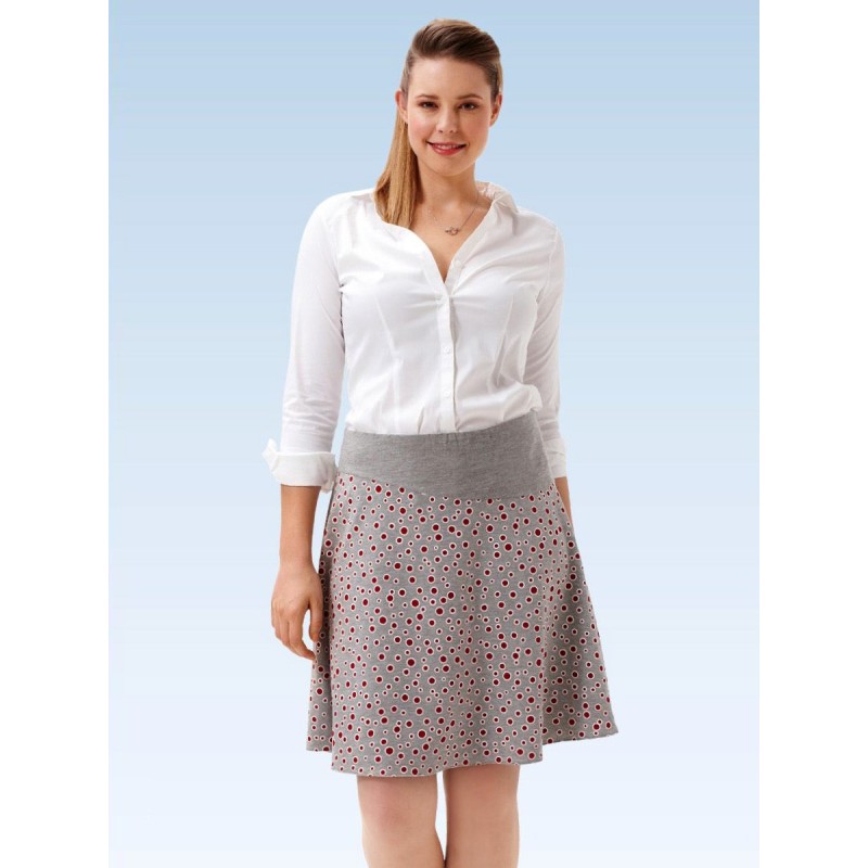 Pattern Knitted skirt with...