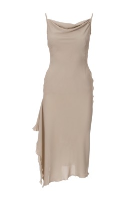 Pattern Silk crepe dress with straps (Burda 4/2012, pattern number 128 B)