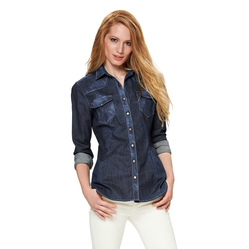 Pattern Slim fit denim...