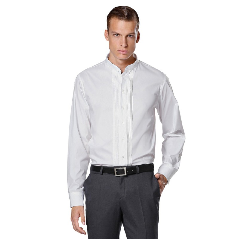 Pattern Slim-fit shirt with...