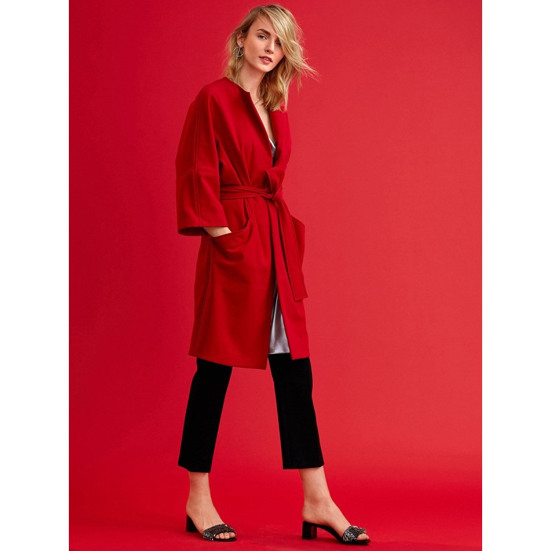 Выкройка Пальто О-силуэта с...