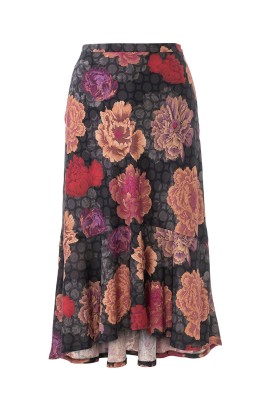 Pattern Asymmetric skirt with a wide flounce (Burda 9/2020, pattern number 114)