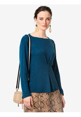 Pattern Straight cut pullover made of knitted fabric (Burda 2/2019, pattern number 6276 B)