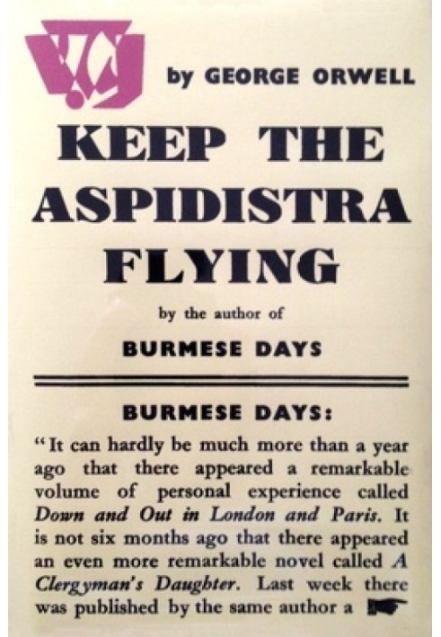 Keep the Aspidistra Flying