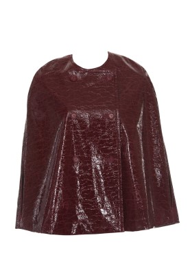 Pattern Cape cape made of patent leather (Burda 8/2012, pattern number 131)