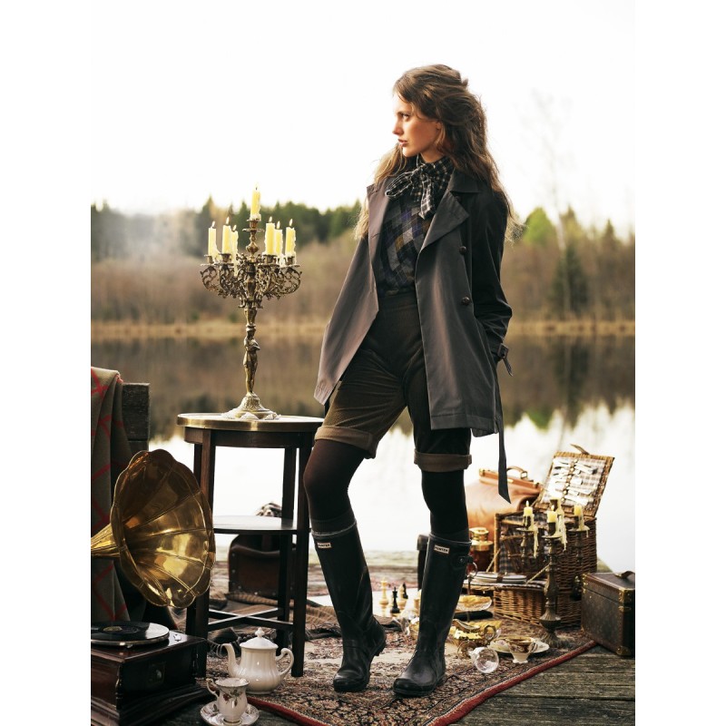 Pattern Trenchcoat short...