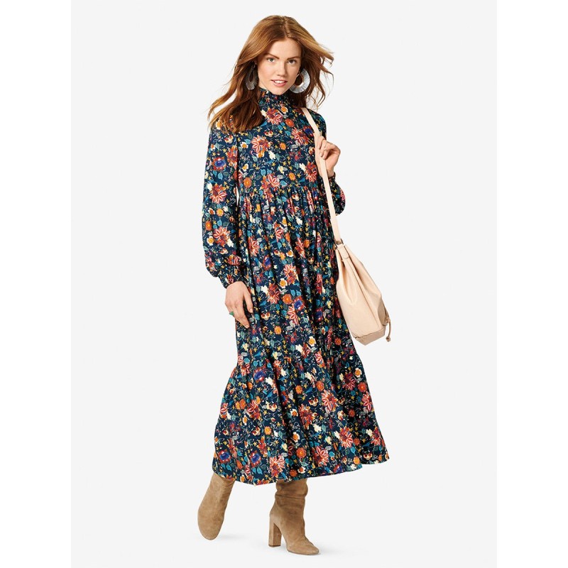 Boho midi dress pattern...