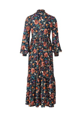 Boho midi dress pattern (Burda 2/2019, pattern number 6265 B)