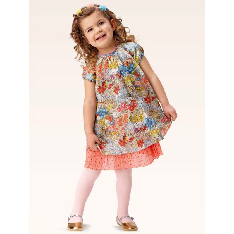 Pattern A-line dress with...