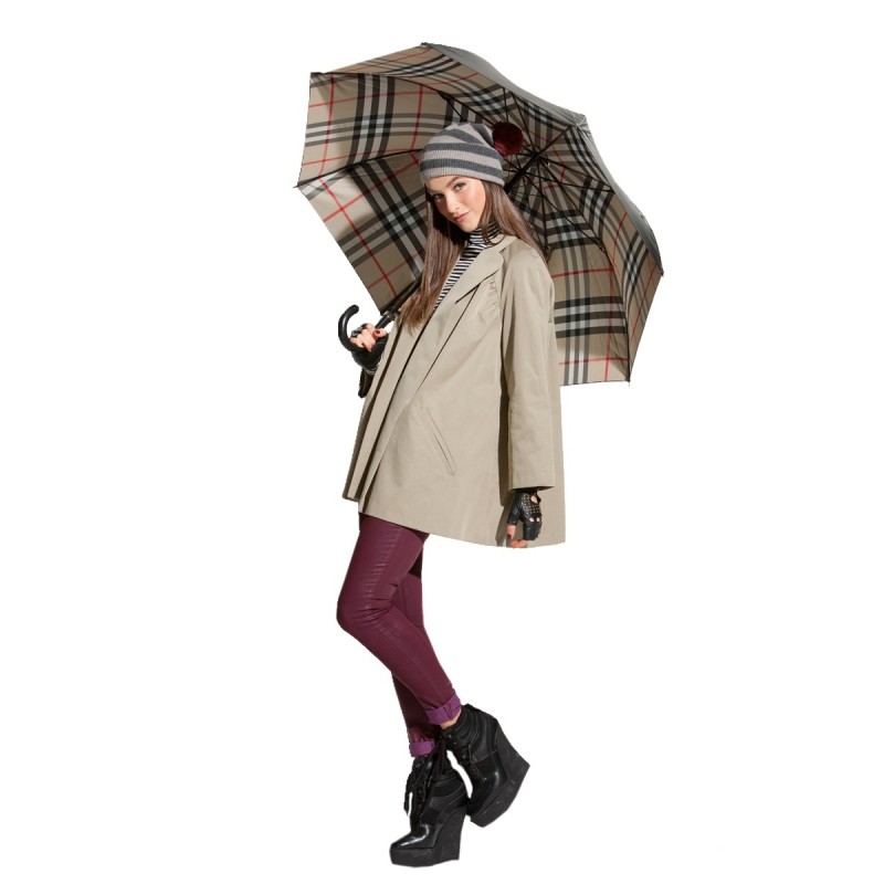 Pattern Swinger coat in the...