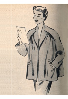 Pattern Swinger coat in the style of the 50s (Burda 10/2012, pattern number 134)