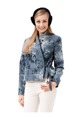 Pattern Straight-cut jacket with a smell (Burda 2/2015, pattern number 6727 B)