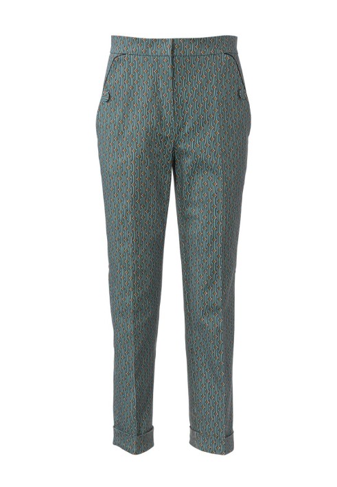 Pattern Pants of a classic cut, length 7/8 (Burda 8/2020, pattern number 106)