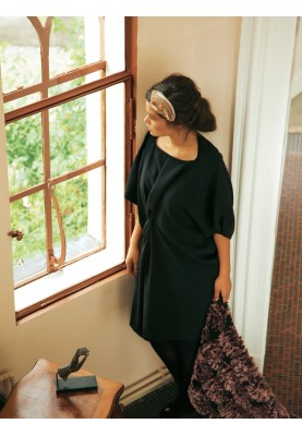 Pattern Tunic of a spacious cut with draperies (Burda 1/2012, pattern number 136)