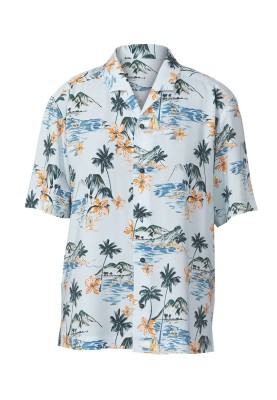 Pattern Short Sleeve Hawaiian Shirt (Burda 6/2020, Pattern No. 128)