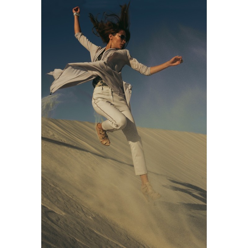 Pattern Narrow pants with...