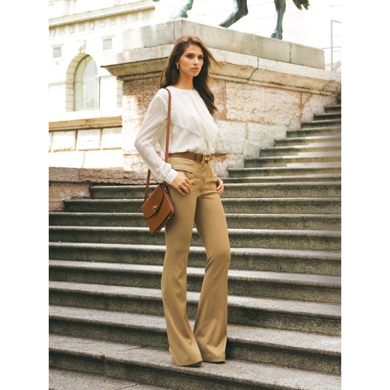 Pattern Flare trousers on a...