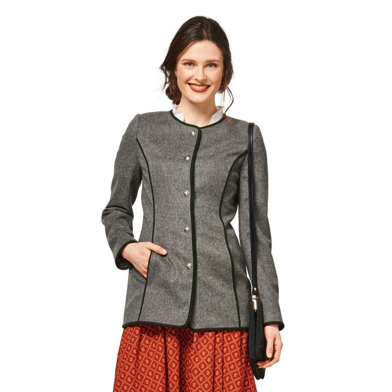 Pattern Bouclé jacket of a...