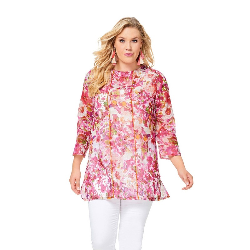 Pattern Tunic flared cut...