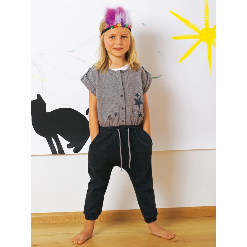 Pattern Knitted overalls of...