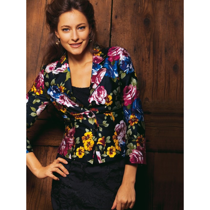 Pattern Short jacket with...
