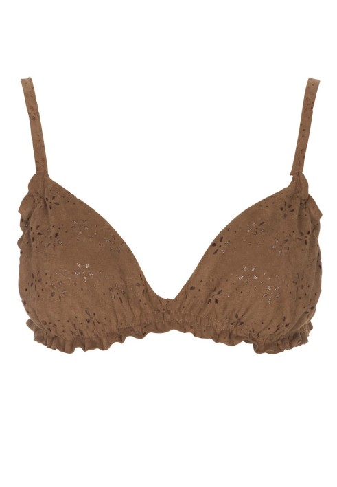 Bikini pattern with suede bra (Burda 6/2011, pattern no. 108 B)