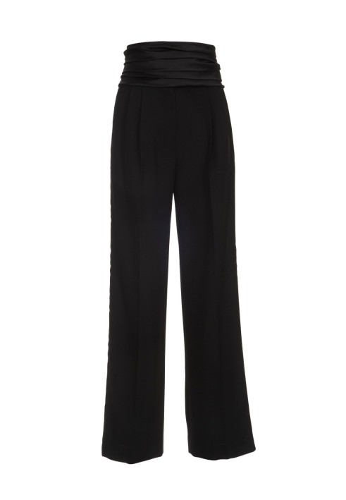 Pattern Marlene trousers with a cummerbund belt (Burda 11/2012, pattern number 130)