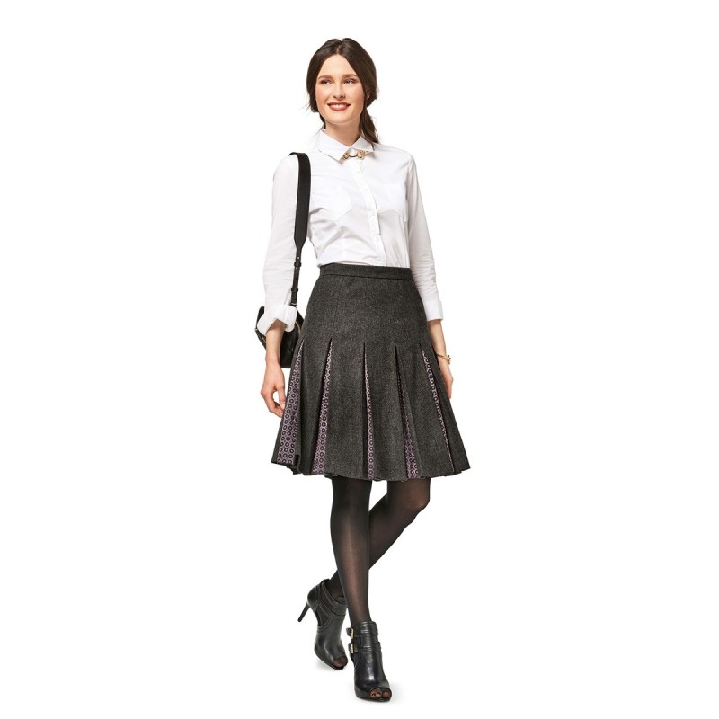 Pattern Pleated skirt made...