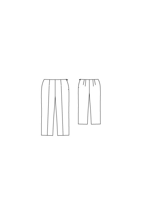 Pattern Pants of narrow cut with side fastening (Burda 3/2010, pattern number 135 B)