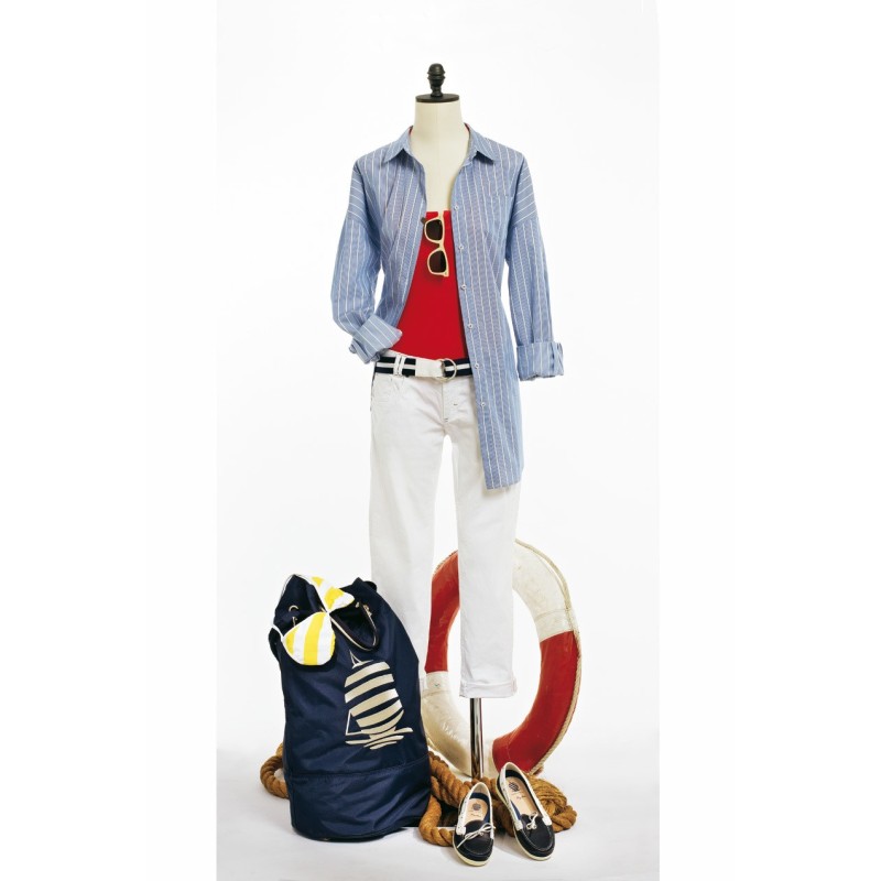 Pattern Long-sleeved...