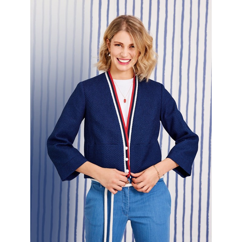 Pattern Short jacket with...