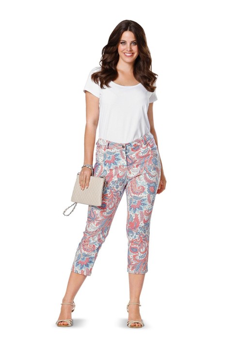 Pattern Denim pants in denim style (Burda 1/2014, pattern number 6951 A)