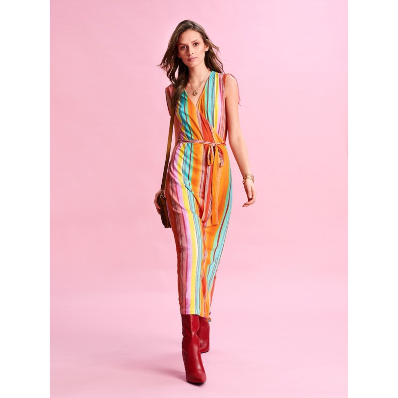 Pattern Knitted midi dress...