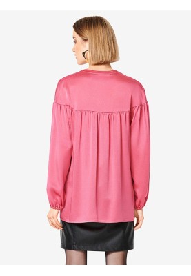 Pattern Wide-cut blouse with stand-up collar (Burda 2/2019, pattern no. 6284 A)