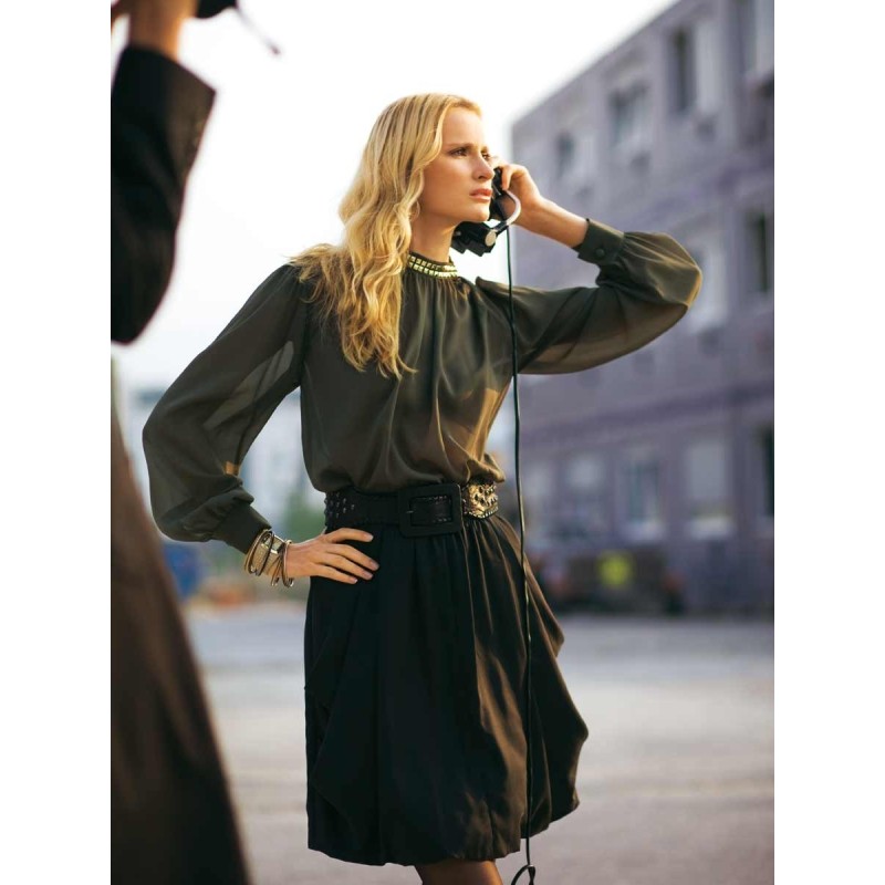 Pattern Blouse with side...