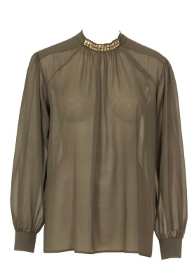 Pattern Blouse with side fastening near the neck (Burda 1/2010, pattern number 107 B)