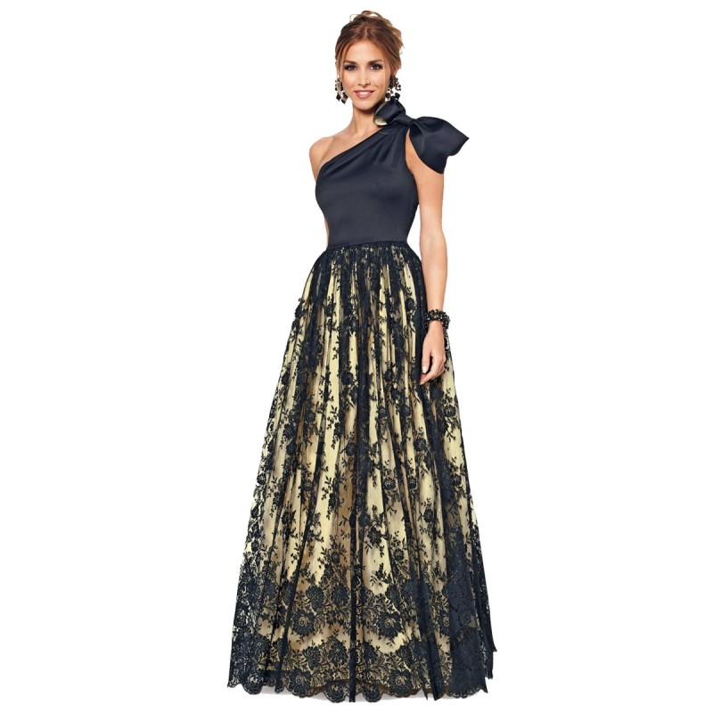 Pattern Evening dress with...